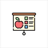 An apple icon on a white background vector