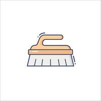 A brush icon on a white background vector