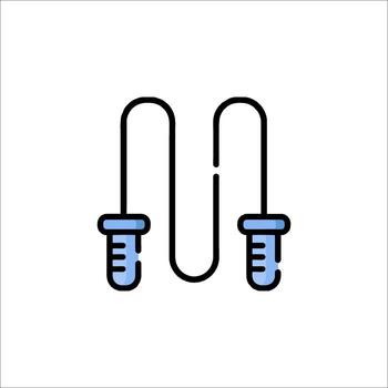 un par de tijeras con un línea dibujado en eso vector