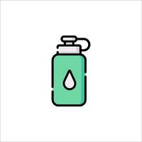 Water bottle icon illustration vector