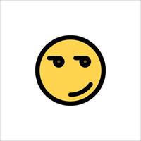 A smiley face with a frowning face vector