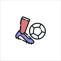 A soccer ball and a pair of socks on a white background vector