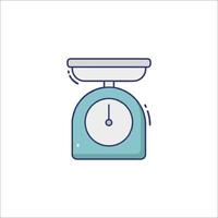 A scale icon on a white background vector