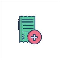 A check and a dollar sign icon vector