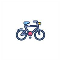 Bicycle icon on white background vector