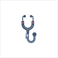 A stethoscope icon on a white background vector