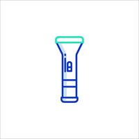 A blue and green tube with the word ei on it vector