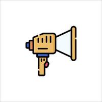 A megaphone icon on a white background vector