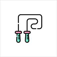 A pair of syringes with a needle attached to them vector