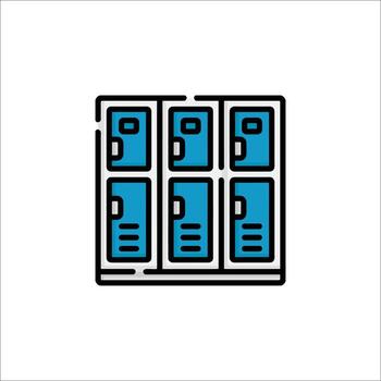Locker icon, locker icon, locker icon, locker icon, locker icon, locker icon, vector