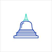 A bell icon on a white background vector