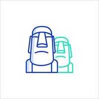 A cartoon character with a hat on his head vector