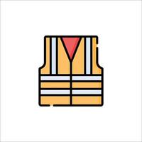 A vest icon on a white background vector