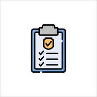 Checklist icon illustration vector
