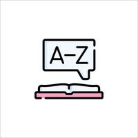 A-z icon illustration vector