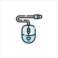 Computer mouse icon illustration vector