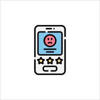 A phone with a smiley face on it vector