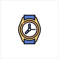 A watch icon on a white background vector