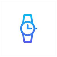 A watch icon on a white background vector