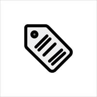 A price tag icon on a white background vector