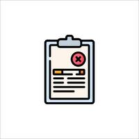 A clipboard with a check mark on it vector