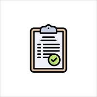Checklist icon illustration vector