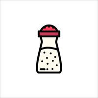 A salt shaker icon on a white background vector