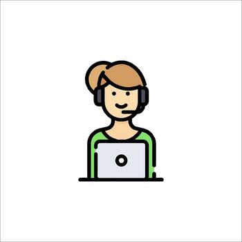 llamada centrar operador icono, llamada centrar operador, llamada centrar operador, llamada centrar operador, llamada centrar vector