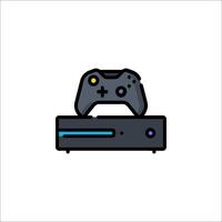 Xbox one x and controller icon vector