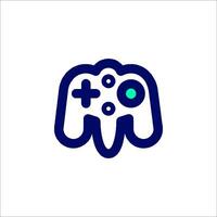 A game controller icon on a white background vector