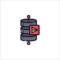 A file icon on a white background vector