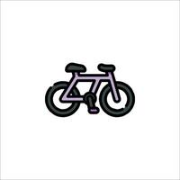 A bicycle icon on a white background vector