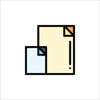 A file folder icon on a white background vector