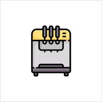 Coffee machine icon illustration vector