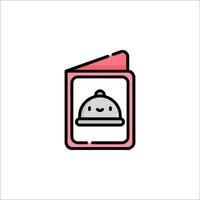 A pink box with a lid on it vector