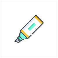 A pen icon on a white background vector