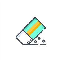 A tube of toothpaste is being poured out onto a white background vector