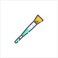 A syringe with a needle on it vector