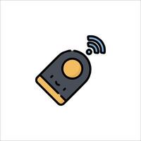 A wireless remote control icon on a white background vector