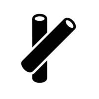 chalk Glyph Icon White Background vector