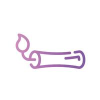 dynamite Line Gradient Icon White Background vector