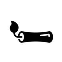 dynamite Glyph Icon White Background vector