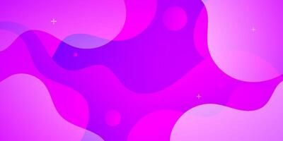 Abstract colorful purple and pink gradient wave liquid geometric background modern with fluid style gradient color. Suitable for banner, flyer, and etc. vector