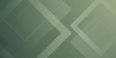 Abstract overlap square pattern with green gradient color geometric background. Cool pattern with simple style background. vector