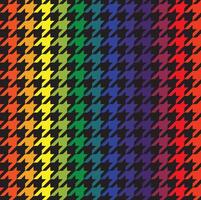 Pride Houndstooth Repeat Pattern Wallpaper background vector