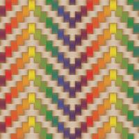 Pride Twill Zigzag Bamboo Wood Weaving Pattern Background vector