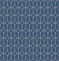 Navy Striped Pattern and Off White Dashed Line Repeat Pattern vector