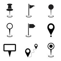 Map Pin Location Icon Design vector