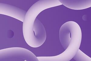 Abstract purple background. Gradient mesh. 3D line effect spine, ad banner, social media, header vector
