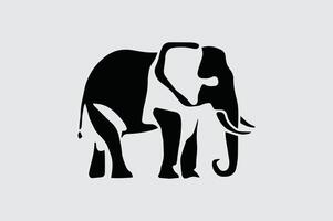 Modern Elephant Design for Branding vector